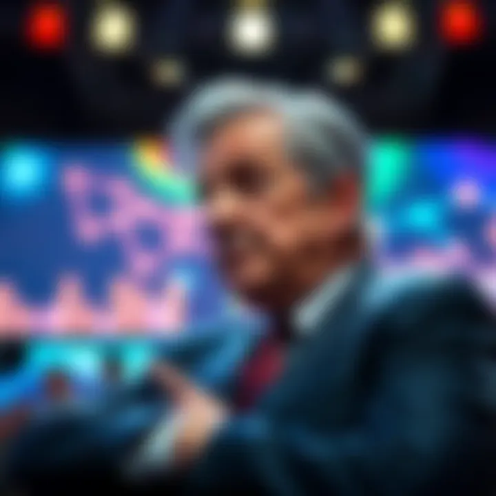 Global Order Change Ray Dalio discusses the collapse of world order and its effect on cryptocurrencies in a conference setting