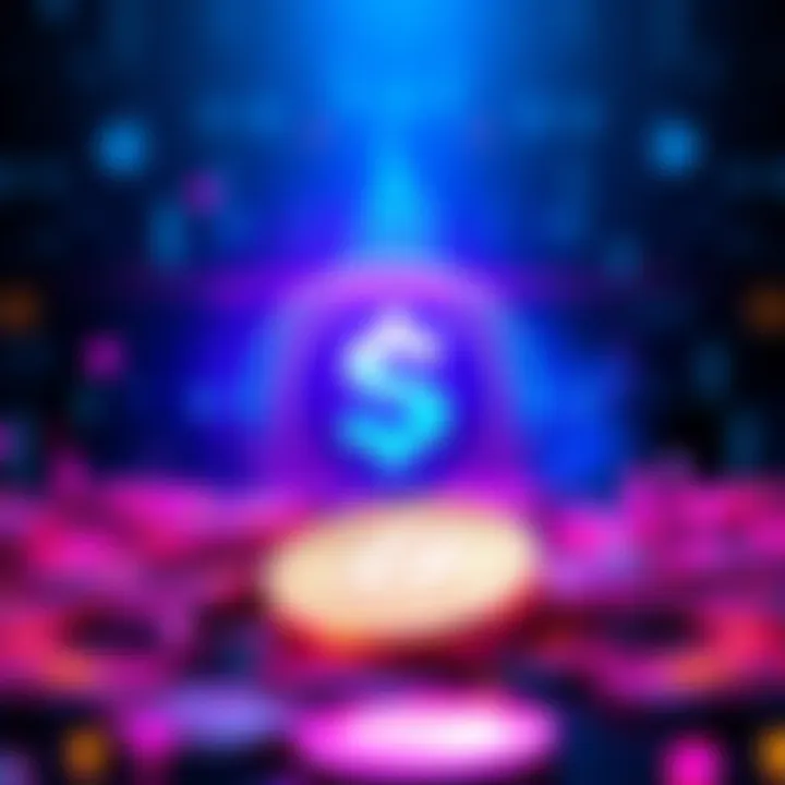 $GODL Token on Solana A visual representation of $GODL tokens with the Solana logo, symbolizing digital mining and DeFi innovation.