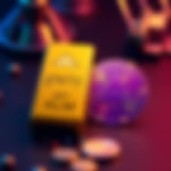 Gold Bar and XLM Coin A gold bar next to a Stellar XLM coin representing gold-backed cryptocurrency.