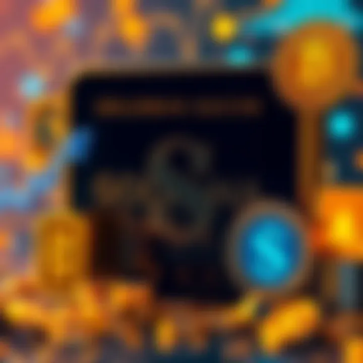 Goldman Sachs logo next to symbols representing Solana cryptocurrency and financial growth