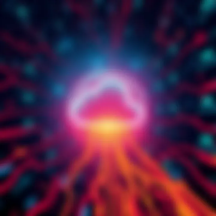 Visual representation of asset tokenization and digital finance innovation