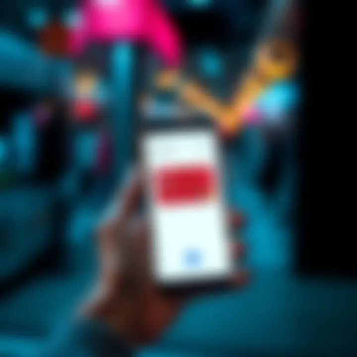 A person holding a smartphone with Google Pay open, showing a Curve card in the background