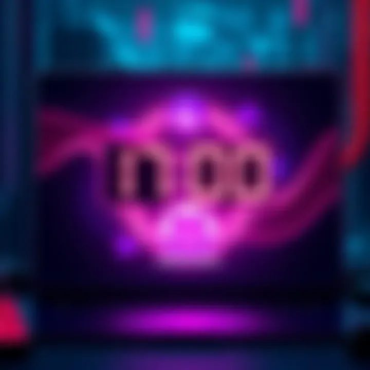 A countdown timer on a digital platform showing 4 hours left to purchase $NETHER tokens, with a vibrant graphic of Underworld's logo and a sense of urgency