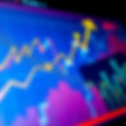 A close-up of financial graphs with upward trends and cash symbols, illustrating people's focus on profit.