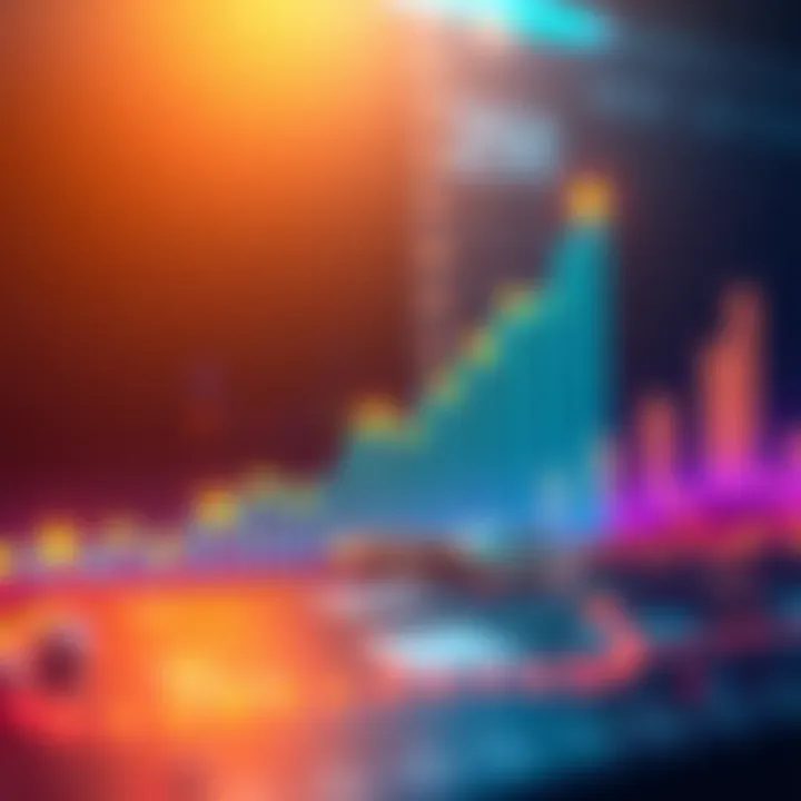 A graph showing the rise in the number of stablecoin options, illustrating the growth from few to many.