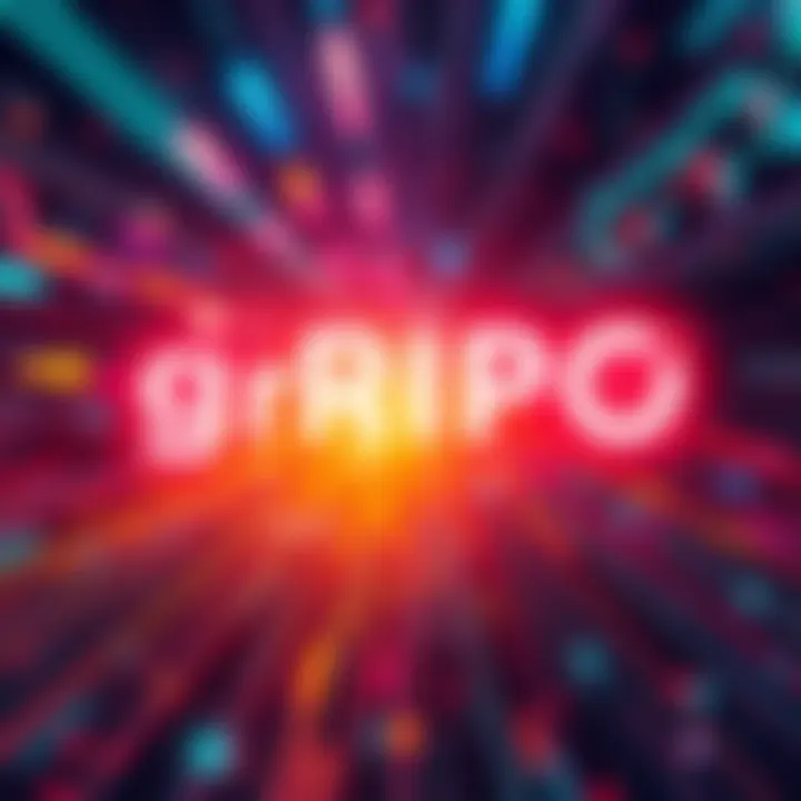 A graphic showing the transition from WebSocket to gRPC for trading bots, with symbols representing speed and reliability in data transfer.