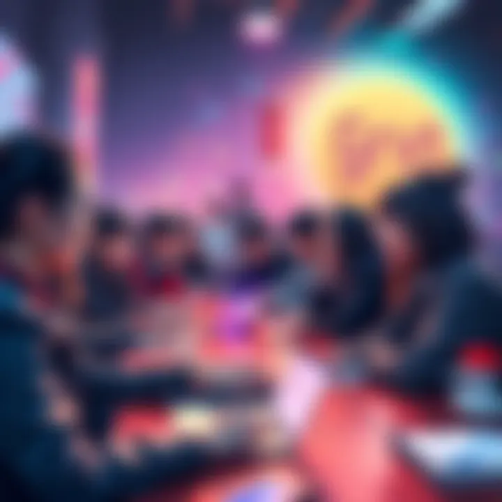 People participating in Grvt's blockchain and DeFi pilot program in Korea