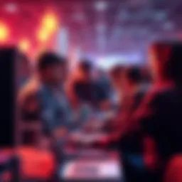 Groups of people working together at a hackathon event in Delhi NCR, showcasing innovation and teamwork in technology.