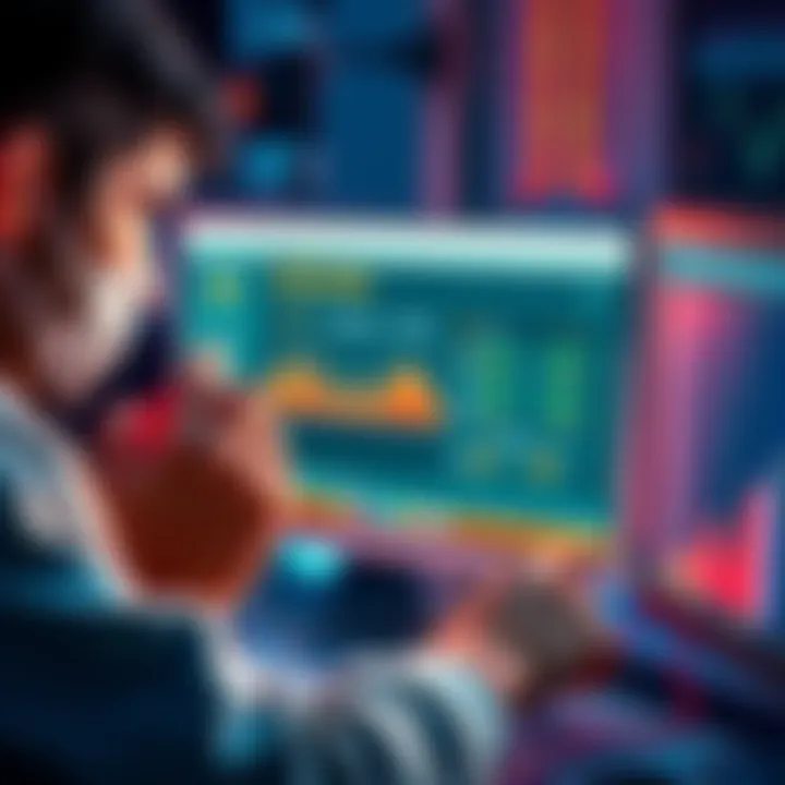 A user looking worried while checking their Exodus Desktop wallet on a computer, showing a drained account balance.