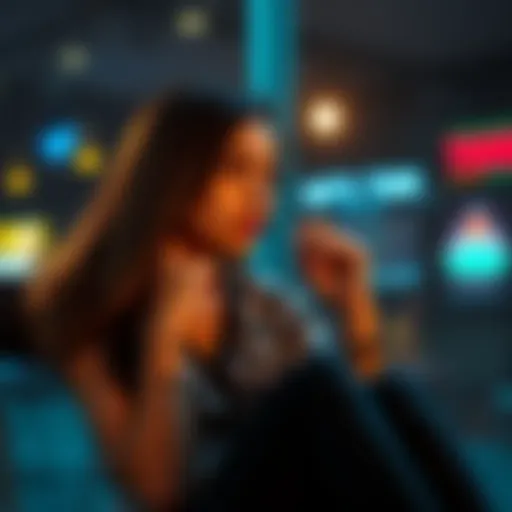 Hailey Welsh sits in a thoughtful pose, reflecting on her emotional struggles after the memecoin collapse, with a concerned expression on her face.