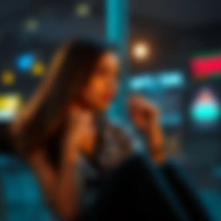 Hailey Welsh sits in a thoughtful pose, reflecting on her emotional struggles after the memecoin collapse, with a concerned expression on her face.