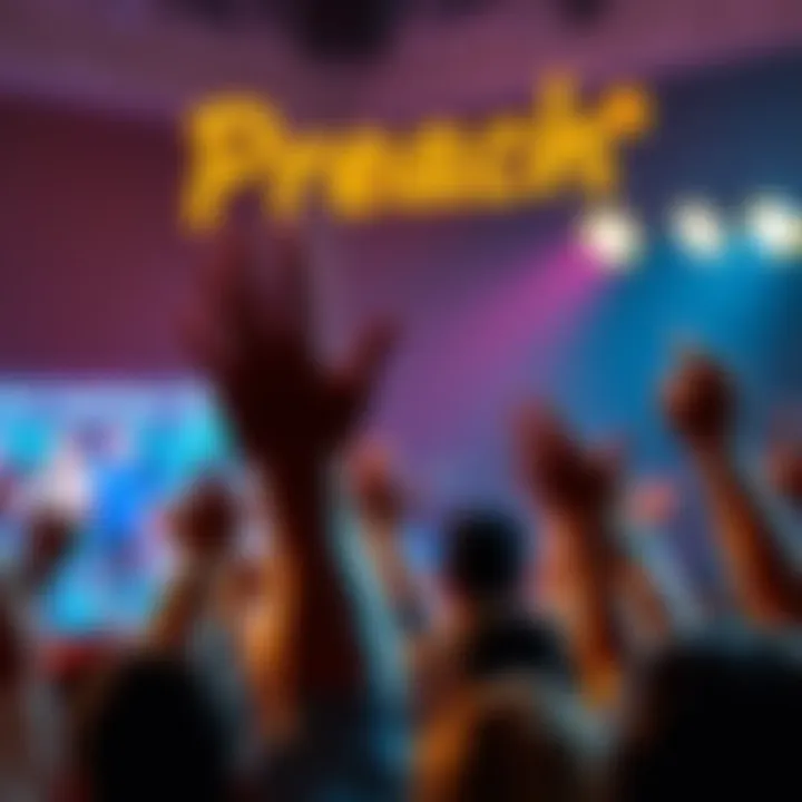 People with hands raised in excitement showing support and unity, symbolizing the phrase 'Preach 🙌'.