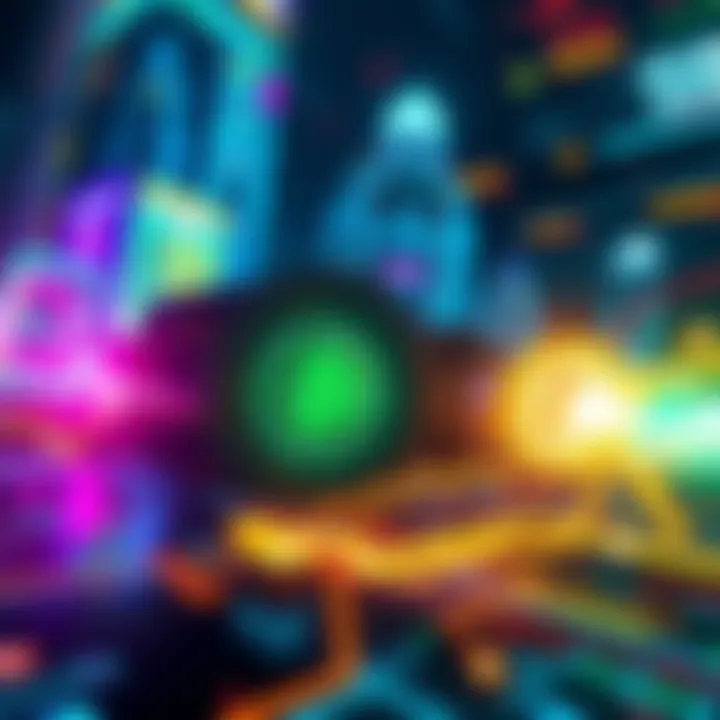 Dynamic Visualization of Harberger Tax in Prediction Markets Illustration depicting the mechanics of Harberger Tax enhancing prediction market efficiencies