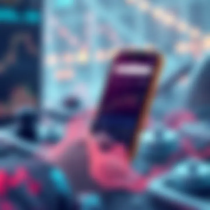 A dynamic view of the Haveno Mobile app showcasing its user-friendly interface and cryptocurrency trading features