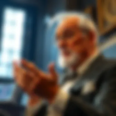 Friedrich Hayek delivering a speech on money and government control, illustrating his vision for non-government currency