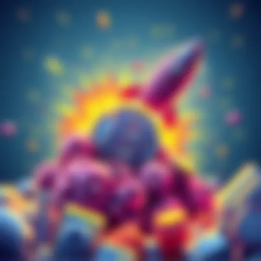 Illustration of HBAR token with a rocket, symbolizing its potential price surge after the 8% unlock