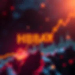 Graph showing HBAR rising above DOGE in cryptocurrency market value