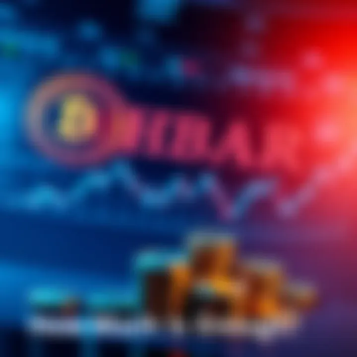 A visual guide showing HBAR coins and investment charts emphasizing smart investment strategies.