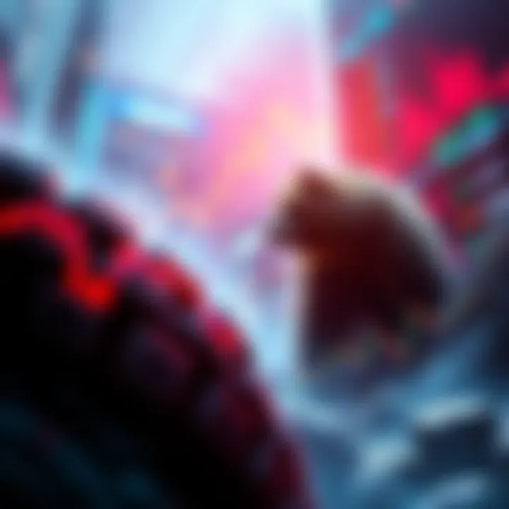 Visual representation of HBAR price stability with market indicators