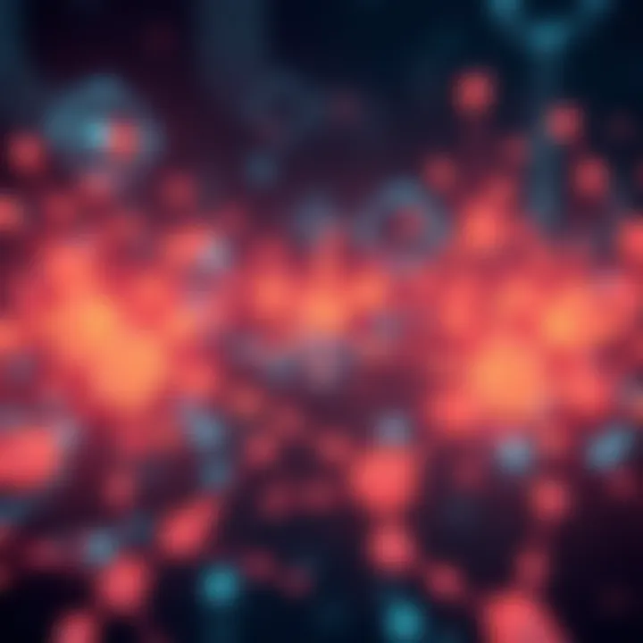 Illustration showing nodes communicating in a decentralized network, highlighting Hedera's Consensus Service as a signaling layer for effective coordination.