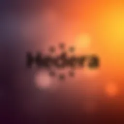 Hedera logo against a dimming backdrop symbolizing uncertainty about its future.
