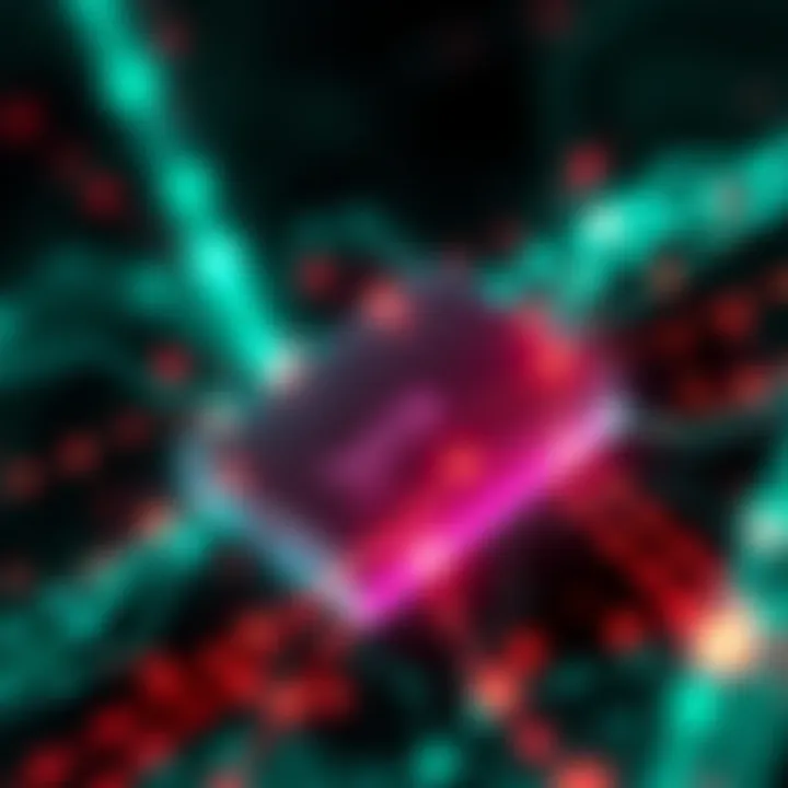 Graphic showing the mathematical principles of Hedera's technology, illustrating reliability and security in blockchain.