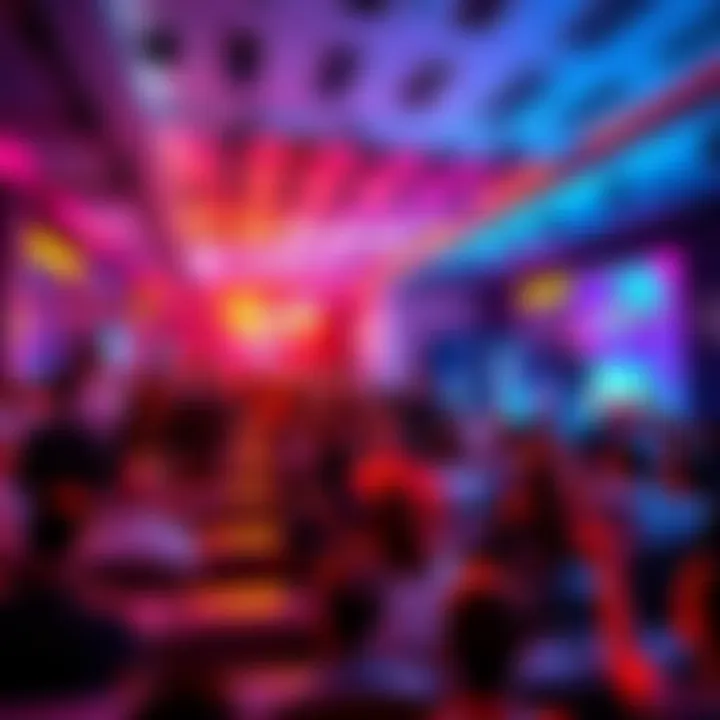 Crowd gathering at HederaCon 2026 in Miami Beach, featuring speakers from finance and technology sectors.