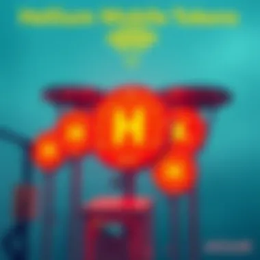 A visual representation of Helium mobile tokens, showing cryptocurrency symbols alongside WiFi hotspots being installed, representing the business model and concerns of users.