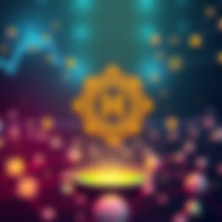 Illustration of the Hiero logo with blockchain network symbols around it, representing its impact on Hedera's ecosystem