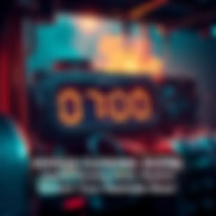 Graphic showing a countdown timer and mining equipment, indicating urgency to switch hashrate before Hiveon pools close