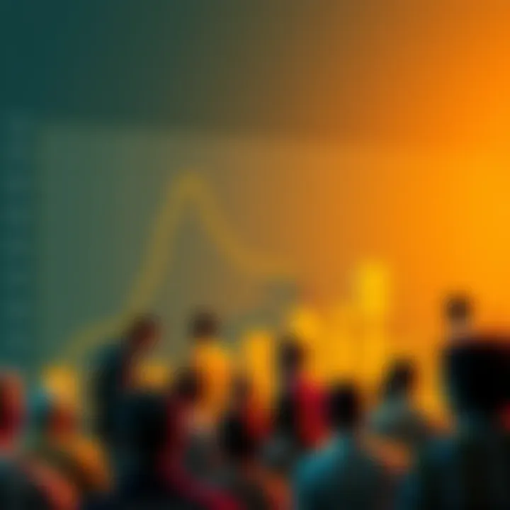 A graph showing a downward trend in earnings for Honeygain in 2026, with people discussing their experiences.