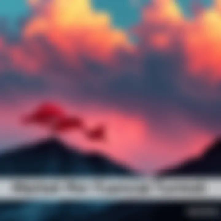 A serene landscape representing resilience and optimism in a turbulent market