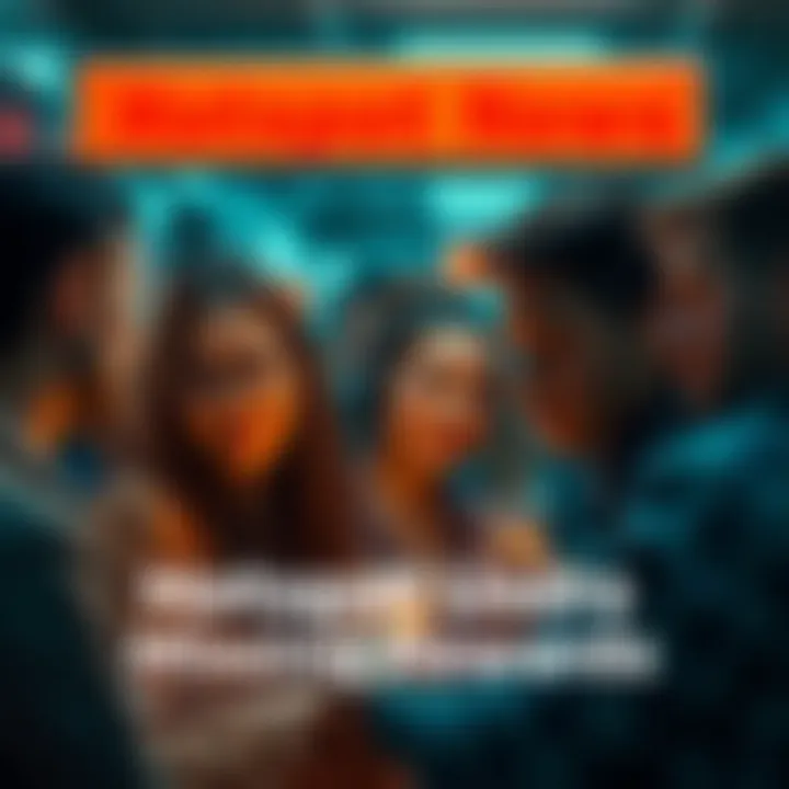 A group of people discussing their concerns about missing rewards from hotspots, with expressions of confusion and curiosity.