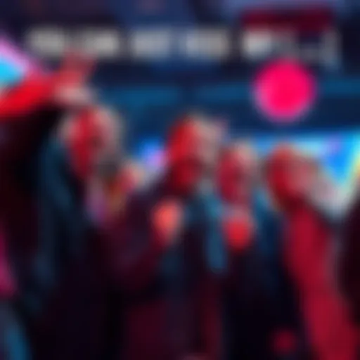 Humorous Expression A group of people laughing while playfully gesturing the phrase 'you can just kiss my ___'