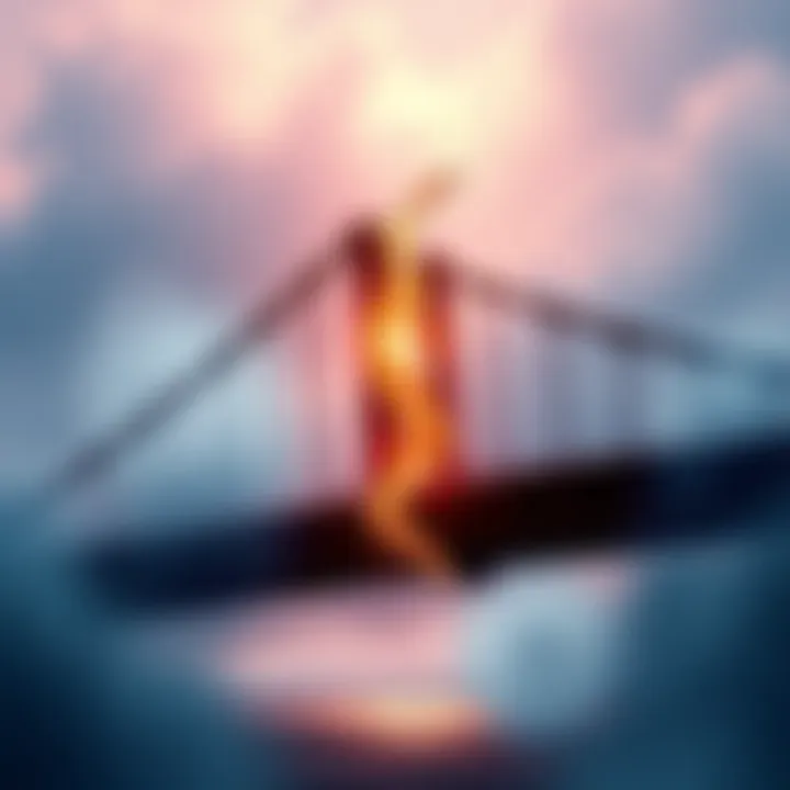 A graphic showing a broken bridge symbolizing trust issues in Hyperbridge following an exploit report.