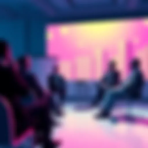 A panel of institutional investors discussing crypto lending in Miami at Consensus 2026, highlighting traditional finance influences.