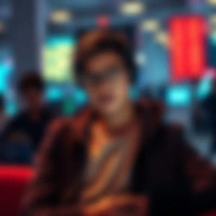 Feedback Timeline for Interviews A person checking their phone for interview feedback after a live challenge interview, looking hopeful and attentive.