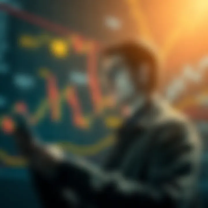 A person looking frustrated while checking altcoin prices on a smartphone, surrounded by graphs and charts indicating losses, representing the struggle in the altcoin market.
