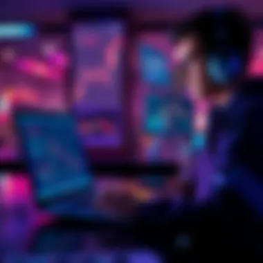 Investing in Ethereum A crypto enthusiast looking at Ethereum charts on a laptop, considering the best time to buy.