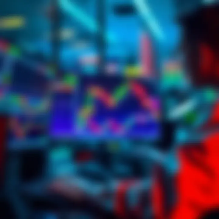 Investing in Undervalued Assets A person analyzing stock market data on a computer, considering investments below $3.