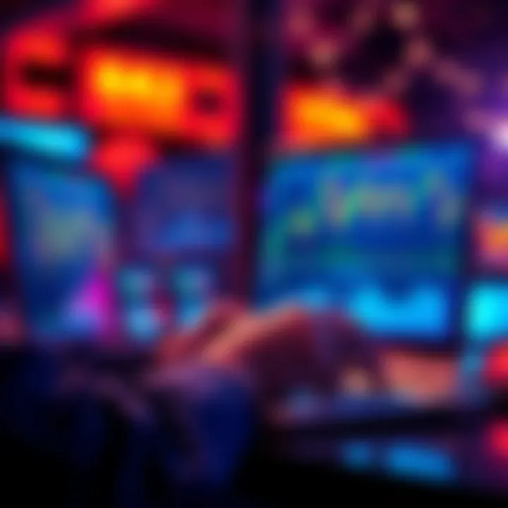 A person analyzing stock market trends on a laptop while considering investment opportunities during a market dip.