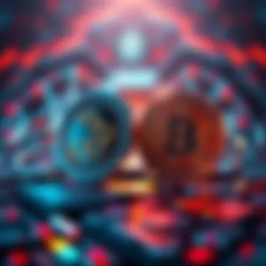 Visual representation of $ATOM and $OSMO tokens with a focus on staking and annual percentage yield