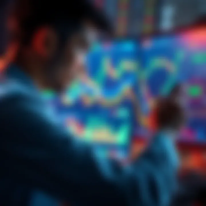 A person examining financial charts and graphs on a computer screen, symbolizing investment decisions amid rising inflation.