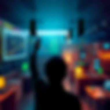 Investment Loss vs. Work Struggle A person weighing options between a stock market chart showing a decline and a busy office with multiple tasks and jobs