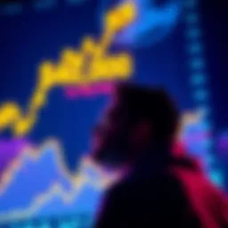Investment Decision at $40,000 A person contemplating an investment strategy with a chart showing $40,000 as a key price point.