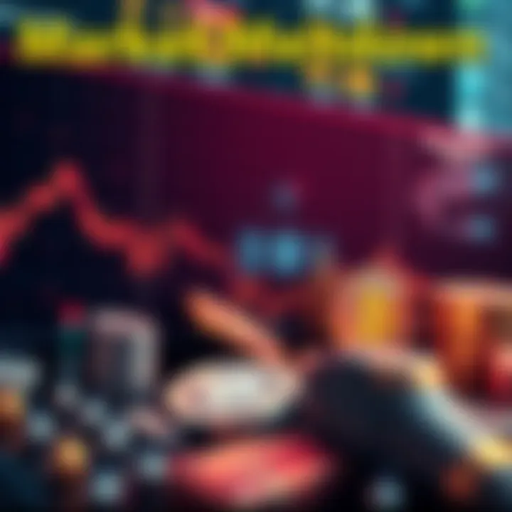 A graph showing a decline in various investments including gold, silver, cryptocurrencies, and the U.S. dollar, indicating a market crash.