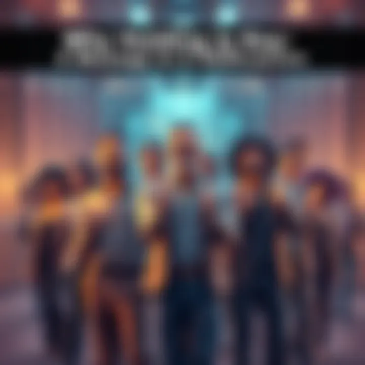 Investment Holding Strategy A group of diverse investors confidently holding onto their assets during a market downturn, showing resilience and determination together.