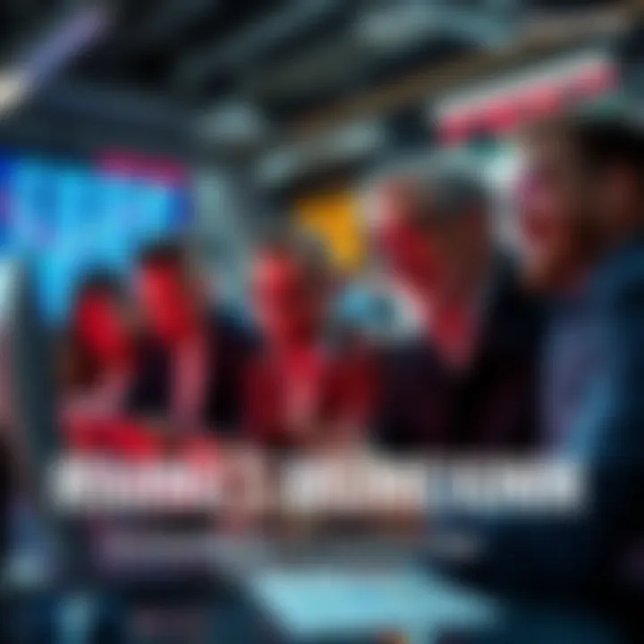 Market Momentum: Investors Gear Up for Potential Gains A group of investors analyzing market trends with excitement