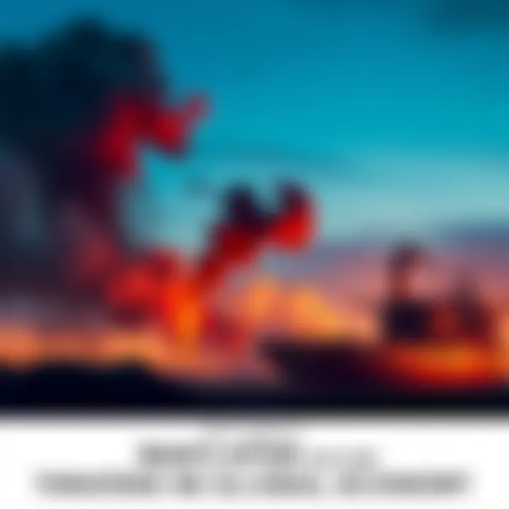 Smoke rises from the damaged gas hub in Qatar after the attack by Iran, emphasizing the threat to global energy supply.