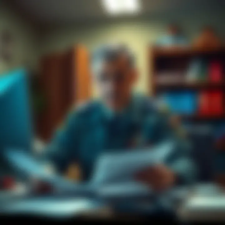 Israeli Air Force major in military uniform looking concerned, surrounded by papers and a computer with betting site open
